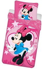 EXCELLENT Kétoldalas ágynemű Disney 140x200 cm - Rózsaszín Minnie egér - Rózsaszín Minnie Mouse