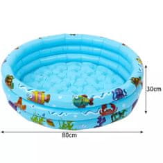 Kruzzel Nafukovací bazén pro děti - brouzdaliště 20932