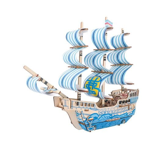 Woodcraft fa 3D puzzle álmok hajója