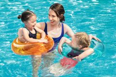 Bestway 36022 51cm narancssárga felfújható úszógumi 2-4 éves gyerekeknek