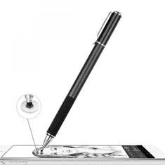 Univerzális toll, (bármilyen kapacitív kijelzőhöz), Stylus Pen, fekete