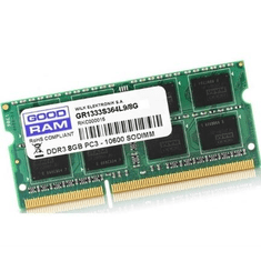 GoodRam 8GB 1333MHz DDR3 notebook RAM CL9 (GR1333S364L9/8G) (GR1333S364L9/8G)