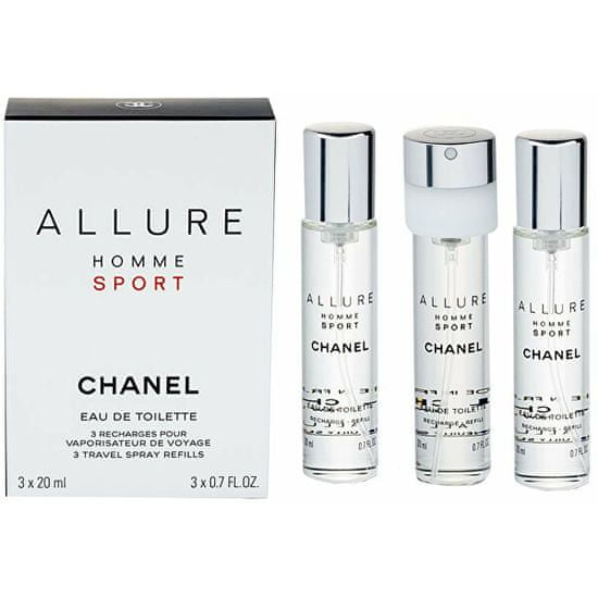 Chanel Allure Homme Sport - EDT utántöltő (3 x 20 ml)