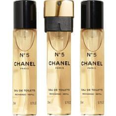 Chanel No. 5 -  szórófejes EDT- utántöltő (3 x 20 ml) 60 ml