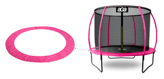 Aga rúgóvédő belső hálós EXKLUSIVE 180 cm-es trambulinhoz Rózsaszín