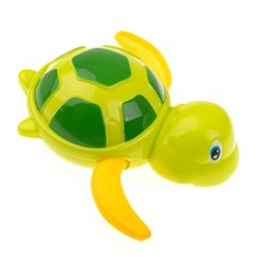 WOWO Vízi felhúzható fürdőjáték - zöld és sárga teknős