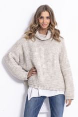 Fobya női pulóver Linda bézs L/XL
