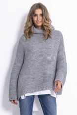 Fobya női pulóver Linda szürke L/XL