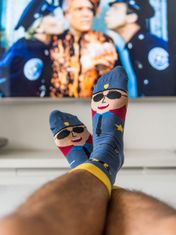 Hesty Socks unisex zokni cope kék 39-42
