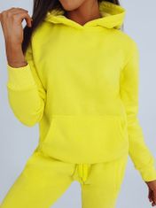 Dstreet Női kapucnis pulóver Nasic sárga XL