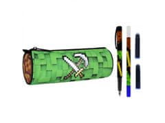 sarcia.eu Pixel Game Iskolai felszerelések készlete: tolltartó tubus + töltőtoll