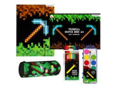 sarcia.eu Pixel Game Iskolai felszerelések készlete, művészeti eszközök fiúknak 