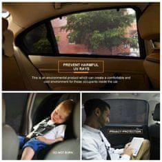 JOIRIDE® Univerzális ablak árnyékoló oldal ablakra, autós árnyékoló roló, minőségi autós árnyékoló a nap káros sugarai ellen, belső-külső árnyékoló oldalsó ajtóra | SIDESCREEN