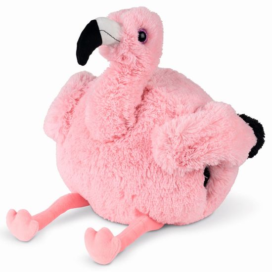 Cozy Noxxiez HW716 Flamingo - meleg plüss párna 3 az 1-ben