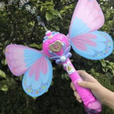 Kruzzel Butterfly LED elemmel működő buborékos gép
