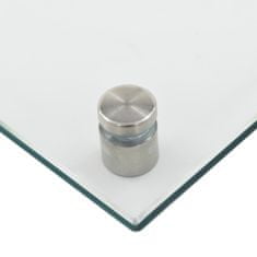 Vidaxl átlátszó edzett üveg konyhai fröccsenésgátló 90 x 50 cm 249473