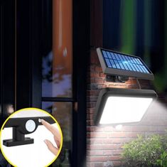 MG Wall Light napelemes lámpa 5m, fekete