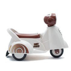 Gyerek zenélős jármű motor Scooter fehér