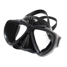 TELESIN Diving búvárszemüveg sport kamera tartóval, fekete