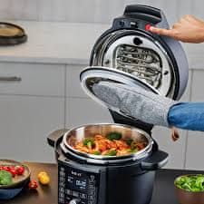 Instant Pot Duo Crisp 6,2 l-es Multi-Cooker és Air Fryer, Ultimate fedővel