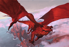 Trefl Wood Craft Origin Puzzle Dungeons & Dragons: Ancient Red Dragon 501 darabos puzzle