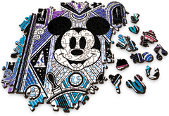 Trefl Wood Craft Origin Puzzle Mickey egér és Minnie 501 darabos puzzle