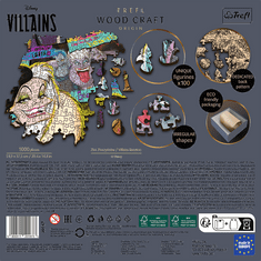 Trefl Wood Craft Origin Puzzle Disney: A gonosztevők találkozása 1000 darab