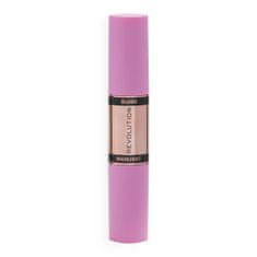 Makeup Revolution Pirosító és highlighter 2 az 1-ben (Blush & Highlight Stick) 8,6 g (Árnyalat Champagne Shine)