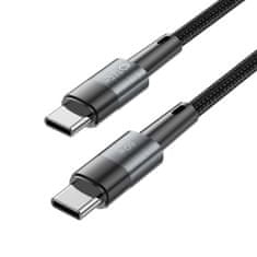 Tech-protect Ultraboost kábel USB-C / USB-C 60W 3A 25cm, szürke
