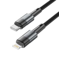 Tech-protect Ultraboost kábel USB-C / Lightning 20W 3A 25cm, szürke