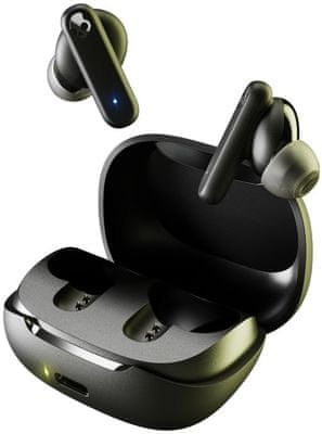 Bluetooth fülhallgató skullcandy ipx4 vízállóság nagyszerű hangzás handsfree funkció gyorstöltés töltőtok