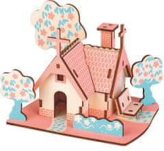 Woodcraft fa 3D puzzle American Cottage
