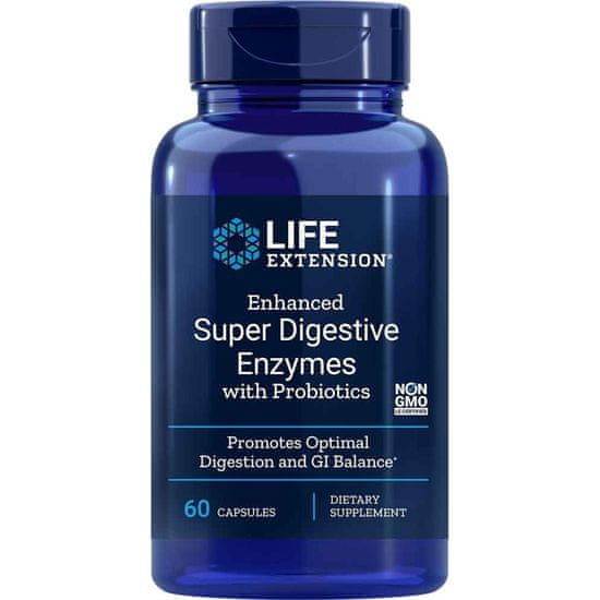 Life Extension Étrendkiegészítők Enhanced Super Digestive Enzymes With Probiotics
