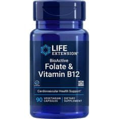 Life Extension Étrendkiegészítők Bioactive Folate Vitamin B12