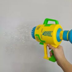 Kruzzel LED-es újratölthető bazooka szappanbuborékos buborékos géphez