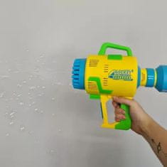 Kruzzel LED-es újratölthető bazooka szappanbuborékos buborékos géphez