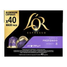 L'Or Profondo 40 db alumínium kávékapszula, Nespresso kompatibilis
