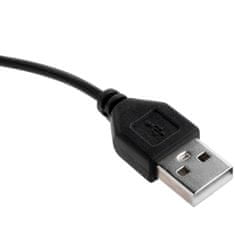 LED asztali lámpa COSMI fekete 12W CCT USB szabályozható