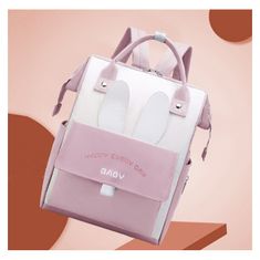 Carla Női babakocsi hátizsák Mulea rózsaszín-fehér Universal