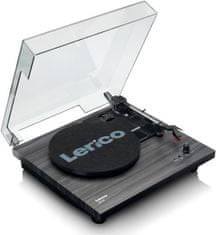 LENCO Lenco LS 10 lemezjátszó beépített hangszórókkal, fekete színben