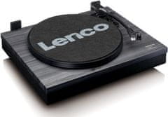 LENCO  Lenco LS 300 lemezjátszó Bluetooth hangszórókkal fekete 