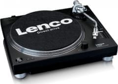 Lenco L-3809BK közvetlen meghajtású lemezjátszó - fekete