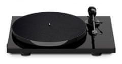 Pro-Ject Pro-Ject E1 Black + OM5e Plug &amp; Play Hi-Fi lemezjátszó kiváló ár/teljesítmény aránnyal.
