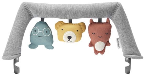 Babybjörn Soft Friends textil állatos nyugágy játék
