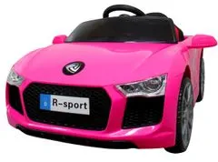R-Sport Cabrio B4 PINK Akkumulátoros jármű, távirányítós gyerekautók, bőr