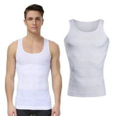 SOLFIT® Alakformáló férfi póló szett, (2db) férfi trikó alakformálásra, fehér póló és fekete póló XL-es méretben | ABSFIT