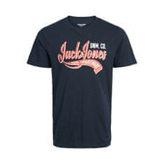 Jack&Jones Férfi póló JJELOGO Standard Fit 12233594 Navy Blazer (Méret S)