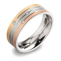 Boccia Titanium Titán gyűrű gyémántokkal 0135-02 (Kerület 54 mm)