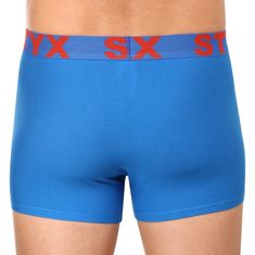 Styx 3PACK Kék férfi boxeralsó sport gumi (3G1167) - méret M