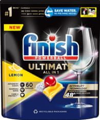 Finish Ultimate All in 1 Lemon Sparkle - mosogatógép kapszula, 60 db